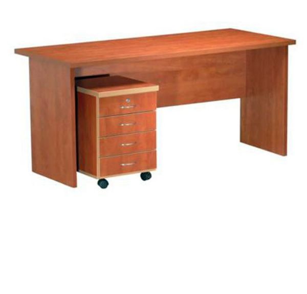 שולחן מזכירה כולל ארגז מגירות נייד-169